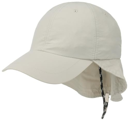 LIPODO Uni 6 Panel Baseball Cap 100% Nylon Neck Protection Unisex Summer