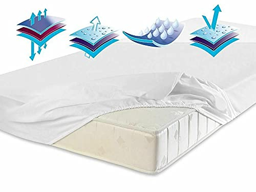 Spannbettlaken Inkontinenz Wasserdicht Matratzenschoner FROTTE Top Qualität Hohe Gewicht 180g/m2 (90x200)