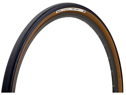 Panaracer Gravelking Slick+ TLC Folding Tyre Reifen, schwarz/braun, 700 x 38c