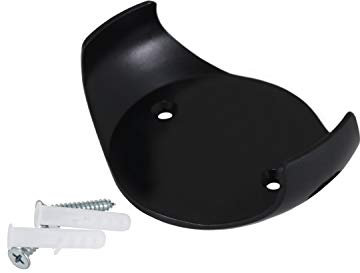 TechSol Wall Mount Compatible with Google Home Mini Speaker, Black Plastic, Complete with Mounting Hardware Kit