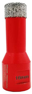SHDIATOOL Forets Diamant 16mm Trépans de Forage avec Filetage M14 pour Perçage à sec en Porcelaine Carrelage Granit Marbre