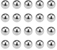 sourcing map 100 Stück Präzision Kugeln 3.2mm Fest Chromstahl G10 für Kugellager Schlüsselanhänger Rad