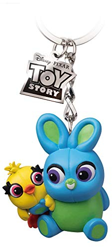 Grupo Erik Disney, Toy Story, Porte-clés Egg Attack Mixte, Ducky et Bunny, 7-8cm