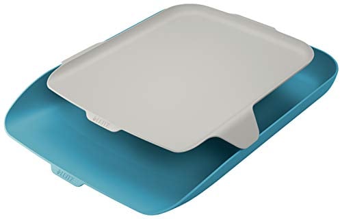 Leitz A4 Briefkorb mit Organiser, Sanftes Blau, Cosy-Serie, 52590061