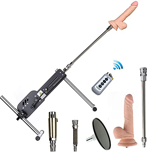FREDORCH NEU Fernbedienung Automatische stumme Sexmaschine für Frauen und Männer Maschinen für Sex Masturbation Love Retractable Machine Vibrator Sexspielzeug (Package B)