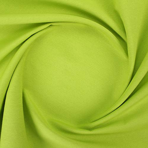 TEJIDO DE LONETA EN COLORES LISOS SERIE FIUME ANCHO 280cm POR METRO (VERDE PISTACHO, 1 METRO)