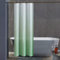 Furlinic Tenda Doccia Antimuffa Tessuto Erba Verde Gradiente Impermeabile Lavabile Piccola Tende Doccia Design Poliestere con 6 Ganci Tenda Doccia 90x180 cm
