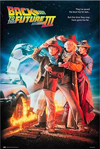 Back to The Future 3 - Film Poster Plakat Druck - Größe 61x91,5 cm