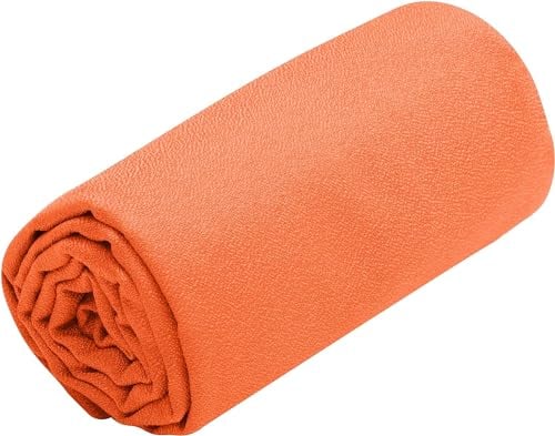 Sea to Summit - Airlite Towel Reisehandtuch M - Hand -/ Badetuch - Mikrofaser - Saugfähig & Schnelltrocknend - Ultraleicht - Kompakt - Wandern - 50 x 100cm - Outback Orange - 47g