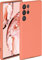 ONEFLOW Coque de protection souple pour Samsung Galaxy S22 Ultra - En silicone avec protection de l'appareil photo - Protection surélevée pour l'écran - Corail