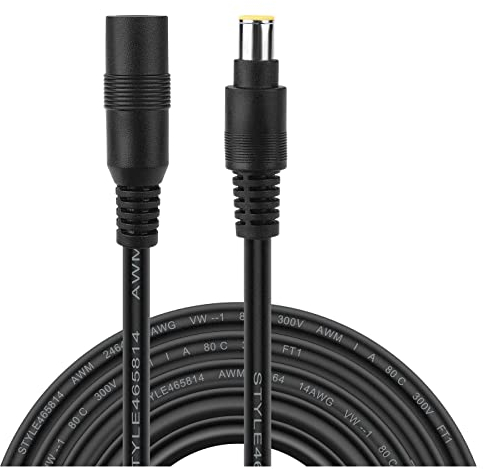 Cable de alimentación, cable de extensión 3 M DC 8,0 mm, adaptador de alimentación, para panel solar Jackery plegable, estación de energía (3 m)