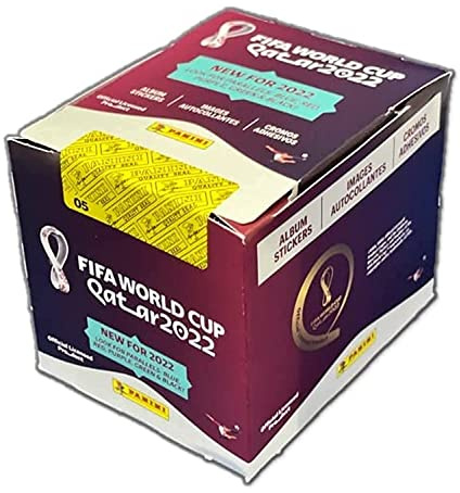PANINI FIFA World Cup Qatar 2022 Sticker Box (50 Packs x 5 Stickers)