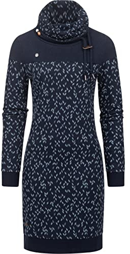Ragwear Damen Langarm Minikleid kurzes Sommerkleid Chloey Dress Intl XS-6XL
