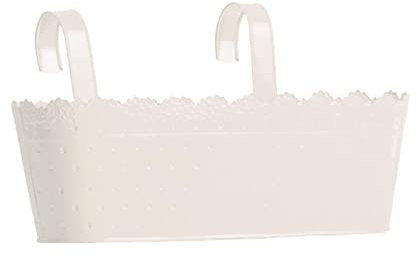 CLoxks Pots de Fleurs à Suspendre Paniers de Garde-Corps Suspendus Panier de Pansement de Fleur de Fer for Porte-terrasse Balcon Porche Porche Plantes Porte-Rack Stand Jardiniere Suspendue