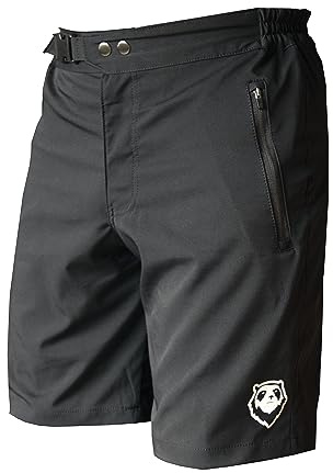 Andean Trails, Mountain Bike Shorts, Bicycle Shorts for Men (Large) Black