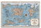 Landkarten-Poster Elder Scrolls Weltkarte, dekorative Leinwand, Familienschlafzimmer, Kunstwerk, Bild, Gemälde, 60 x 90 cm