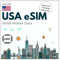 travSIM USA eSIM | T-Mobile Netz | Unbegrenzte Daten, Anrufe & Texte in den USA | eSIM für USA funktioniert auf eSIM kompatiblen iOS & Android Geräten | USA eSIM 30 Tage