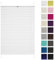 Rettika® Plissee mit Bohren, Breite: 125 cm, Höhe: 100 cm, Weiß, Fensterrollo Sonnenschutz, Plisseerollo innen, Rollo für Fenster mit Bohren
