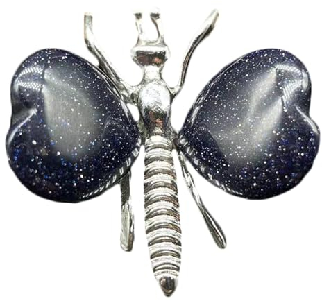 Ukbzxcmws Natürlicher Kristall-Schmetterling, Dekoration, Zuhause, Büro, Arbeitszimmer, Tisch, Quarz, Dekoration, Neujahr, Weihnachten, Kindergeschenke, Ornament, dekorativ, Zuhause, Büro,