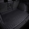 Auto Leder Kofferraummatte für BMW 5 Series E39 1995-2010,Wasserdicht Kratzfeste Kofferraum Schutzmatte Innere Zubehör,A-Black