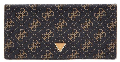 GUESS Kartenhalter Noreen Card Holder Brown Multi Dunkelbraun