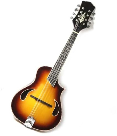 Mandolinen-Instrumentensatz 8-saitige Sunburst-Mandoline Musikinstrument Korpus Aus Fichte Hals Aus Ahorn