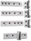 DEYIN Four-Pieces Built-in Refrigerator Built-in Hidden Double Door Slide Mounting Connection Rail Slide Set
