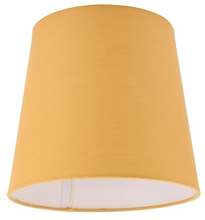 DOITOOL Klassischer Lampenschirm Einfache Tischlampe Für Schlafzimmer Und Wohnzimmer Stilvolle Konische Form Fassung Minimalistisches Design Für Hotel Und Zuhause