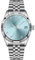 Boyarca Mechanische Uhren mit arabischen Zahlen, automatisches Uhrwerk, Urdu-Ziffern, 38 mm, mechanische Armbanduhr, Edelstahlarmband mit leuchtendem, wasserdichtem Datum, Herren-Geschenk, Schwarz