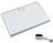 AQUABAD Duschwanne/Duschtasse | Komplettset Finca mit LeakProtect Technologie Smooth White 80x110cm Rechteck | inkl. Ablaufgarnitur/Siphon