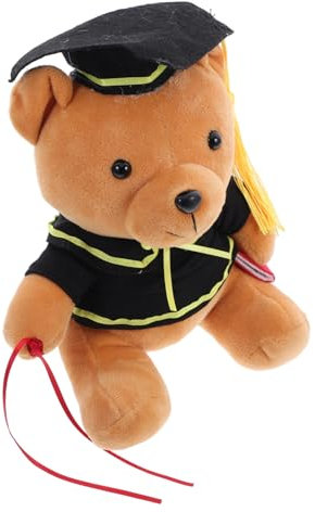 Gatuida Abschlussbär Aus Plüsch Zum Schulabschluss Mit Doktorhut Plüschtier Zum Umarmen Plüschtier Für Partydeko Und Geschenkideen