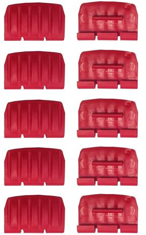 10 Stück. Spannverschluss Set Kunststoff Verschluss für Werkzeugkasten KHV40 Heavy 40 Toolbox Kistenberg Rot 50 x 30 mm Kistenverschluss Koffererschluss für Elektrowerkzeug Organizer