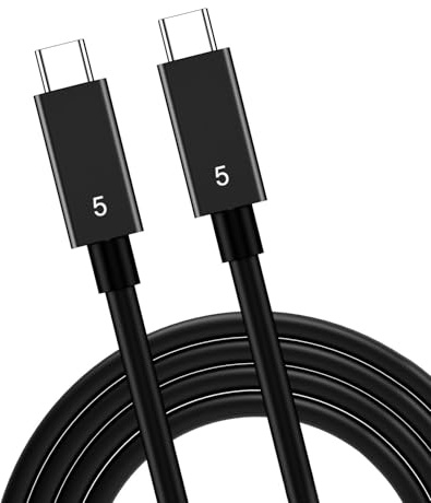 USB C Cable For 80Gbps Data Transfer PD240W Charging 16K Video For Laptops Tablets Speed USB C Cable