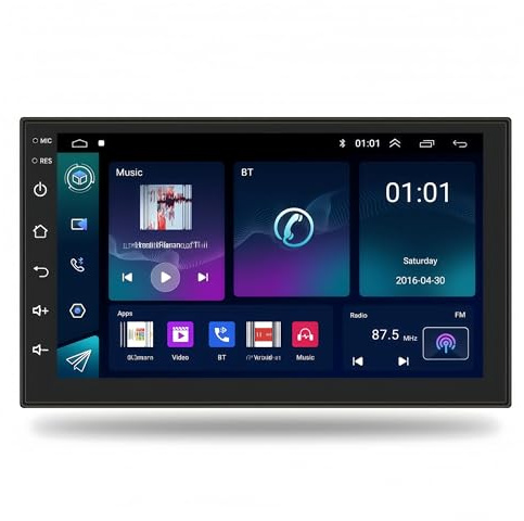 Carplay Autoradio Android 2G+32G da 7 pollici 2DIN con Wi-Fi, Carplay, radio e video