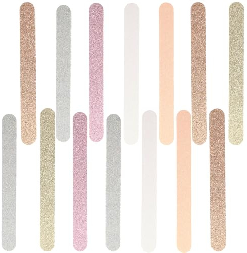Operitacx Lot de 30 Limes à Ongles Double Face Pailletées, Outil de Lime Éponge Eva Multi-couleurs pour Manucure et Pédicure Professionnelle, Accessoire Polissoir à Ongles Pratique