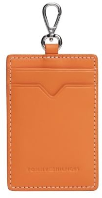 Tommy Hilfiger Card Holder mit Karabiner, Kartenetui, Orange