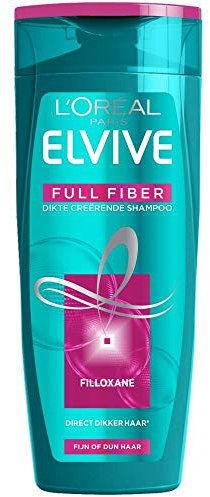 LOral Paris Elvive Full Fiber Shampoo - 6x250 ml - Voordeelverpakking