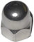 10 Stück Hutmuttern M6 - DIN 1587 - A2 - Edelstahl - hohe Form - Muttern - V2A (10, M6)