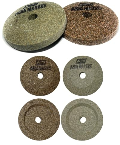 SMERIGLI PER AFFILATOIO AFFETTATRICE DIAMETRO 40 SPESS.8 FORO 6 COPPIA N°2