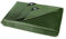 ANSIO Lona Impermeable Resistente de 2 m x 3 m / 6,5 pies x 10 pies Lona de Grado Premium 200 g/m² - Verde