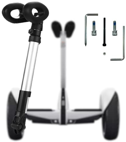 GLDYTIMES HandleBar Suitable for Segway Ninebot miniPRO miniLITE Hoverboard Adjustable Three-in-one Function Including Hand Grip, Leg Clamp, Kickstand - Release Knee Bar Pressure Handle