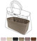 DGAZ Seide Handtaschen Organizer, Taschenorganizer Tasche in Tasche Organizer Innentaschen für Birkin 20/25/30/35/40/45/50 Taschen (Etoupe Grey, BK35)