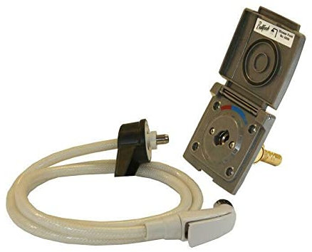 BULLFINCH 6088/05 Caravan & Motor Home Shower Outlet Point Kit Gray