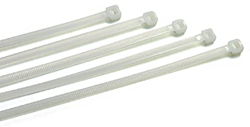 Kippen 9014F1 - Confezione da 50 pezzi di Fascette Bianche per Cablaggio MM.4,8X500