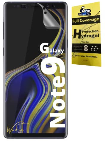 WardSan [Pack 3 Pièces Film de Protection intégrale écran Hydrogel 3D pour SAMSUNG GALAXY NOTE 9 | Transparente Anti-choc | Compatible avec coques,housse, étui | Protecteur vitre