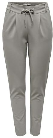 ONLY Damen Onlpoptrash Life Easy Col Pant PNT Noos Trousers 15115847,Rock Ridge,L / 32L