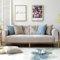 ZCXRYFL 1 2 3 4-Sitzer Sofabezug Wasserdichter Sofa üBerzug FüR L/U Sofa Universeller Rutschfester Couch üBerzug FüR Stoff-Leder Couch Baby-Krabbeldecke Katzen-Hunde Tagesdecke(70X120cm,Khaki)