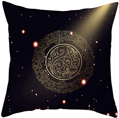 Leinen Kissenbezüge Couch Kissenbezug Set Vintage Kissenbezüge Orientalisch Kissenhülle Nackenrolle Kissenbezüge Sofa Dekor 45x45 cm