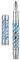 Hongdian - Penna stilografica a stantuffo, formato A6, pennino extra fine morbido, scheletro cavo blu argento e penna in resina, con custodia in metallo, set