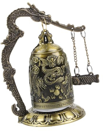 EXCEART Büro-skulptur Drachen-Ornamente Für Erwachsene Tischglocke Schmuck Für Die Inneneinrichtung
